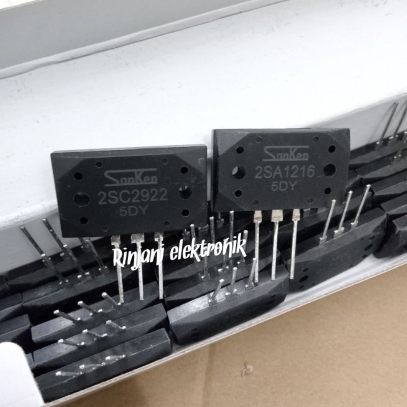 1 set SANKEN 5DY 2SA 1216/ 2SC 2922 PRT KW 1