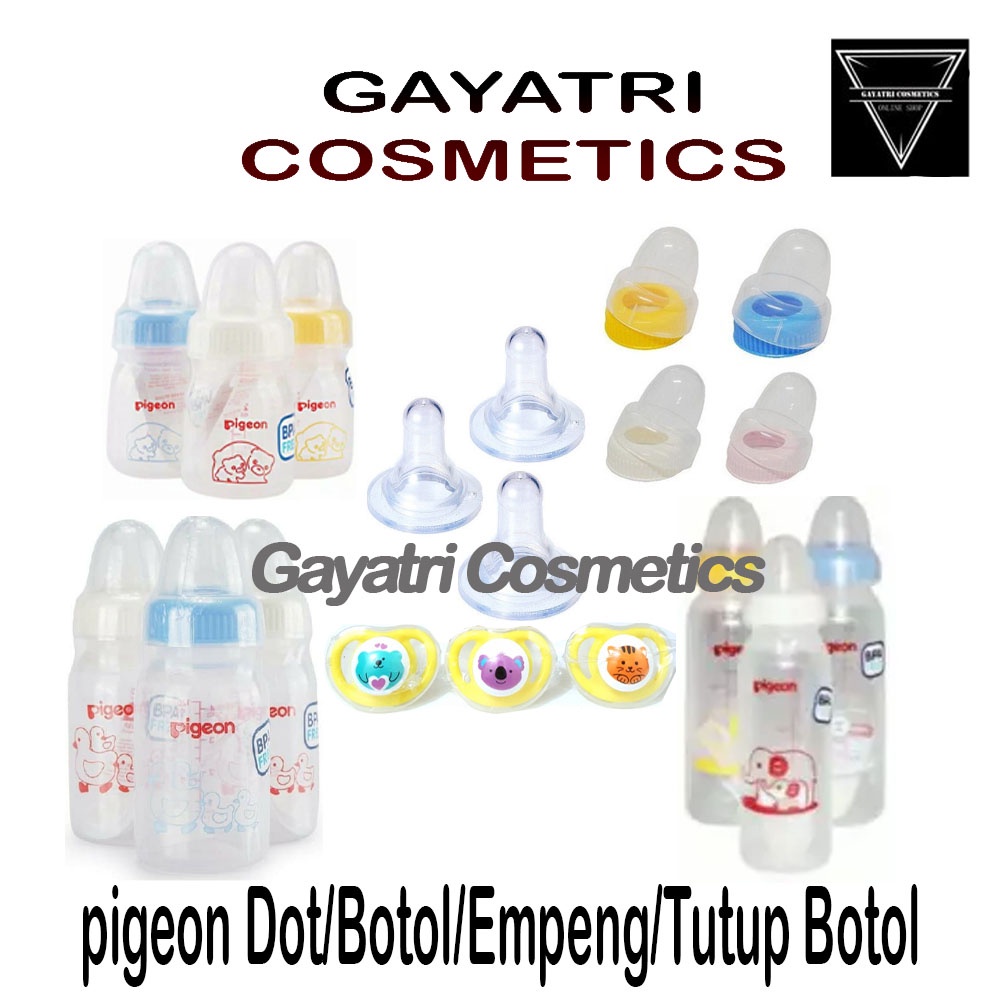 Pigeon Dot / Botol Susu / Empeng / Tutup Botol Susu