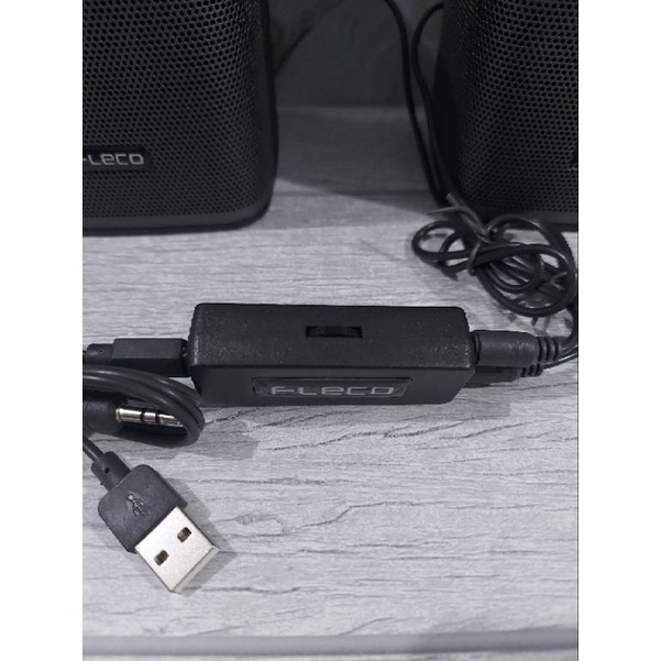 Speaker Komputer Multimedia Sterero Bass Banget Fleco F 528BT ORIGINAL