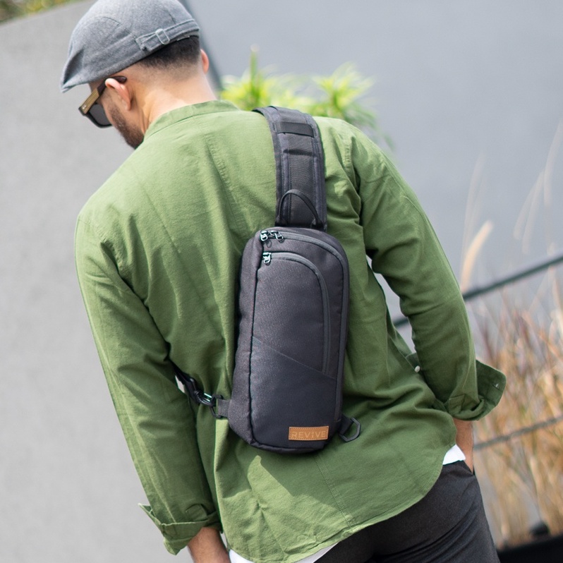 REVIVE Apollo Tas Selempang Pria | Sling Bag | Tas Punggung Multifungsi