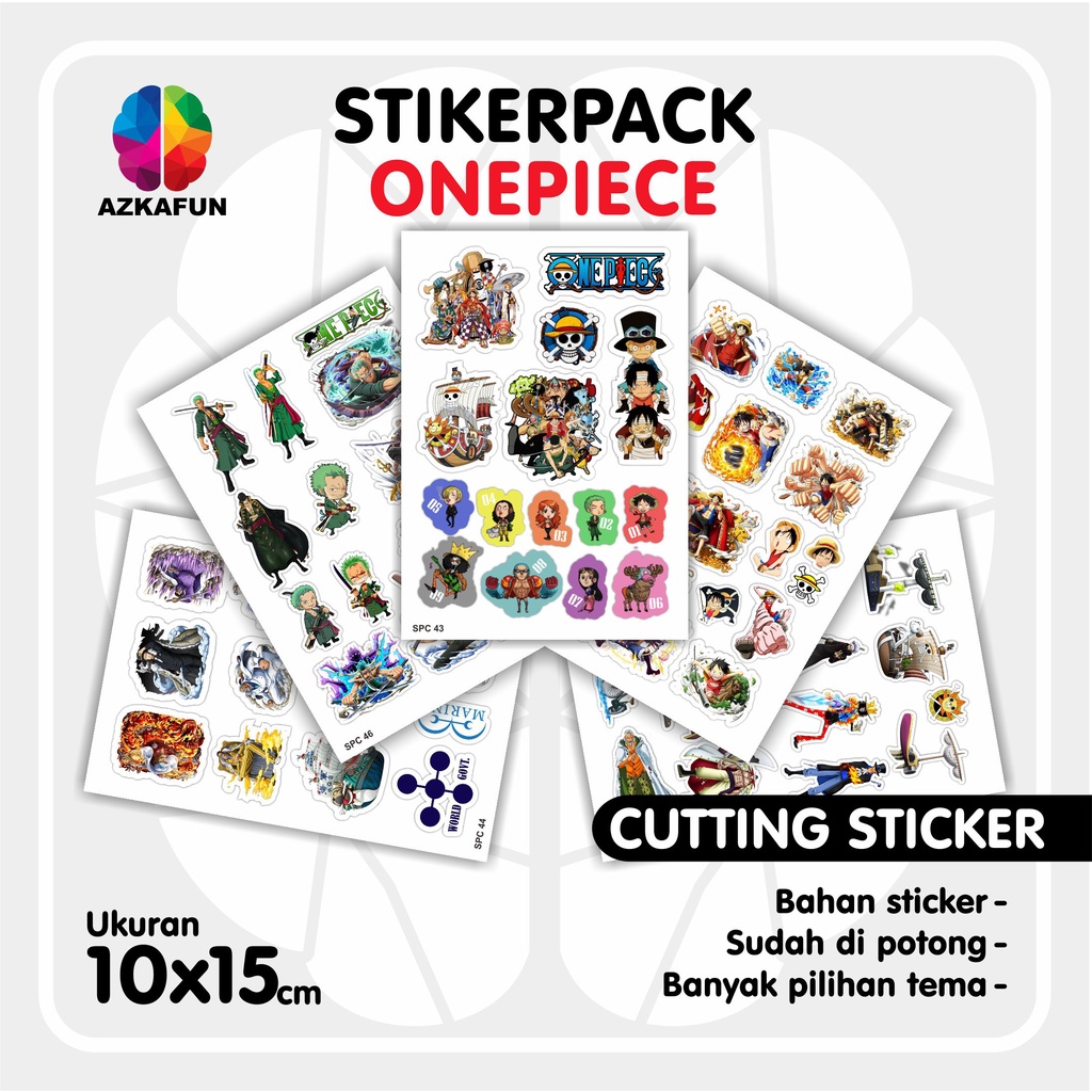 

STIKER PACK ONE PIECE / STICKER TUMBLR / STIKER HP - STIKER LAPTOP / STIKER ONE PIECE