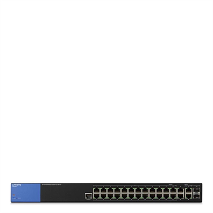 Linksys LGS528P-AP, 28-Port Managed Business Gigabit POE+ Switch