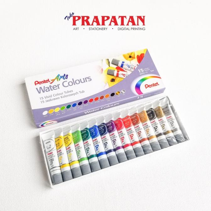 

NEW PENTEL WATER COLORS 15 WARNA ORIGINAL