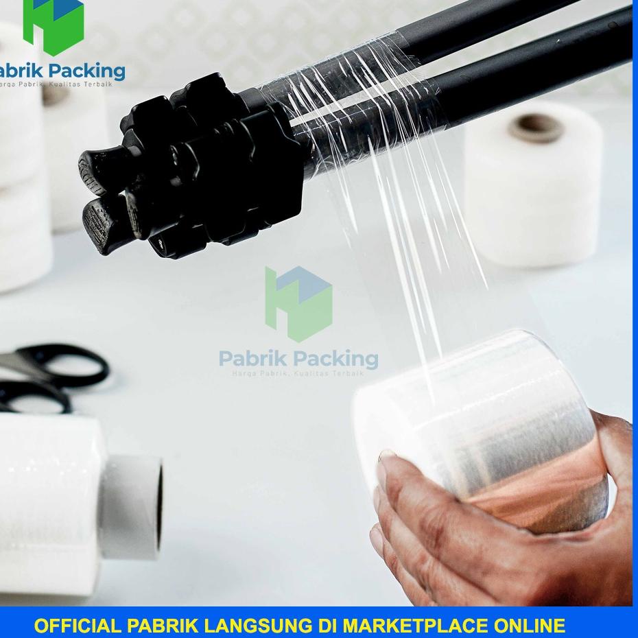 

Terjangkau!! PLASTIK WRAPPING BARANG STRETCH FILM PLASTIK WRAP PLASTIK PEMBUNGKUS DELKOWRAP SATUAN