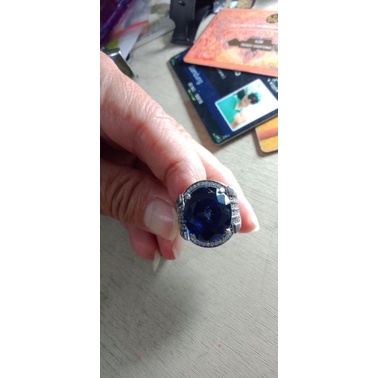 Cincin batu king safir