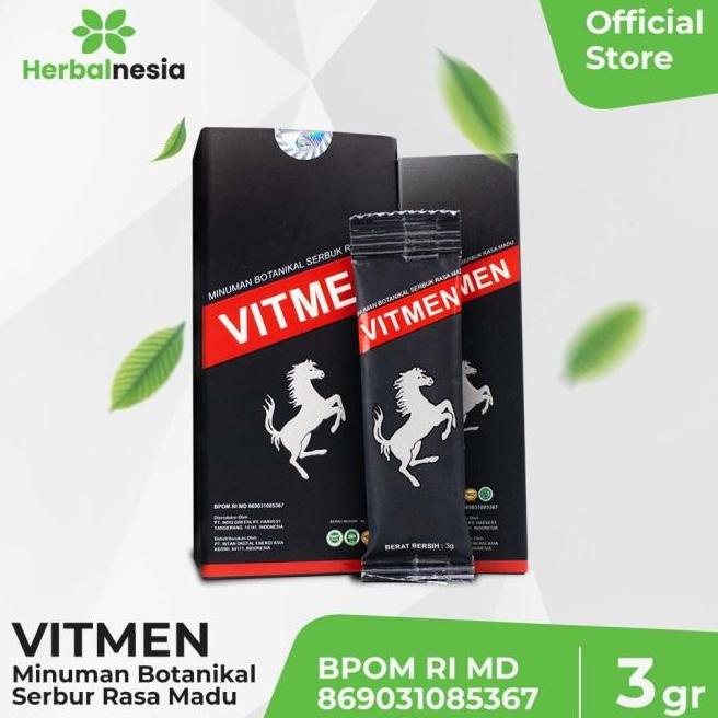 Vitmen Minuman Serbuk Penambah Stamina Pria Herbal Lemah Syahwat BPOM