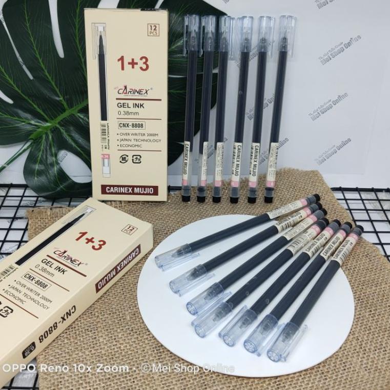 

(S-I8I-㊛) (BELI 12=GROSIR) Pulpen Gel 1+3 Carinex ISI TINTA SEPERTI 4 PCS PULPEN paling laris