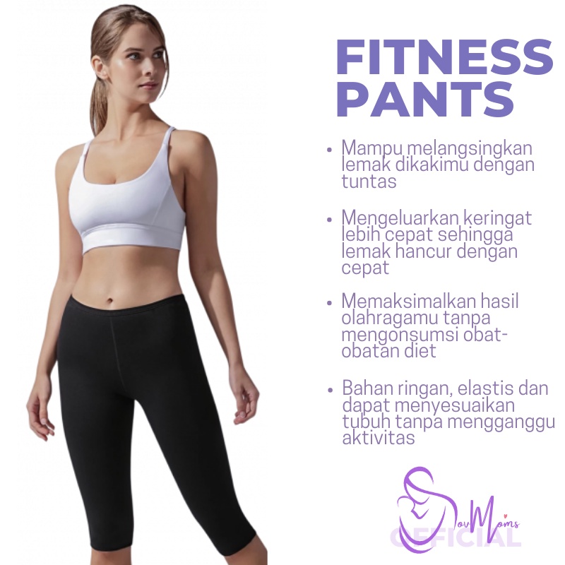 Celana Pelangsing Pembakar Lemak PANT Pendek Leging Olahraga Pembakar Lemak Pengecil Perut Buncit Paha Betis Fat Burner Legging Korset Celana Olahraga Pria Wanita Fitness Gym Senam Yoga Workout Neotex Hot Shaper Original Ori Pendek Selutut