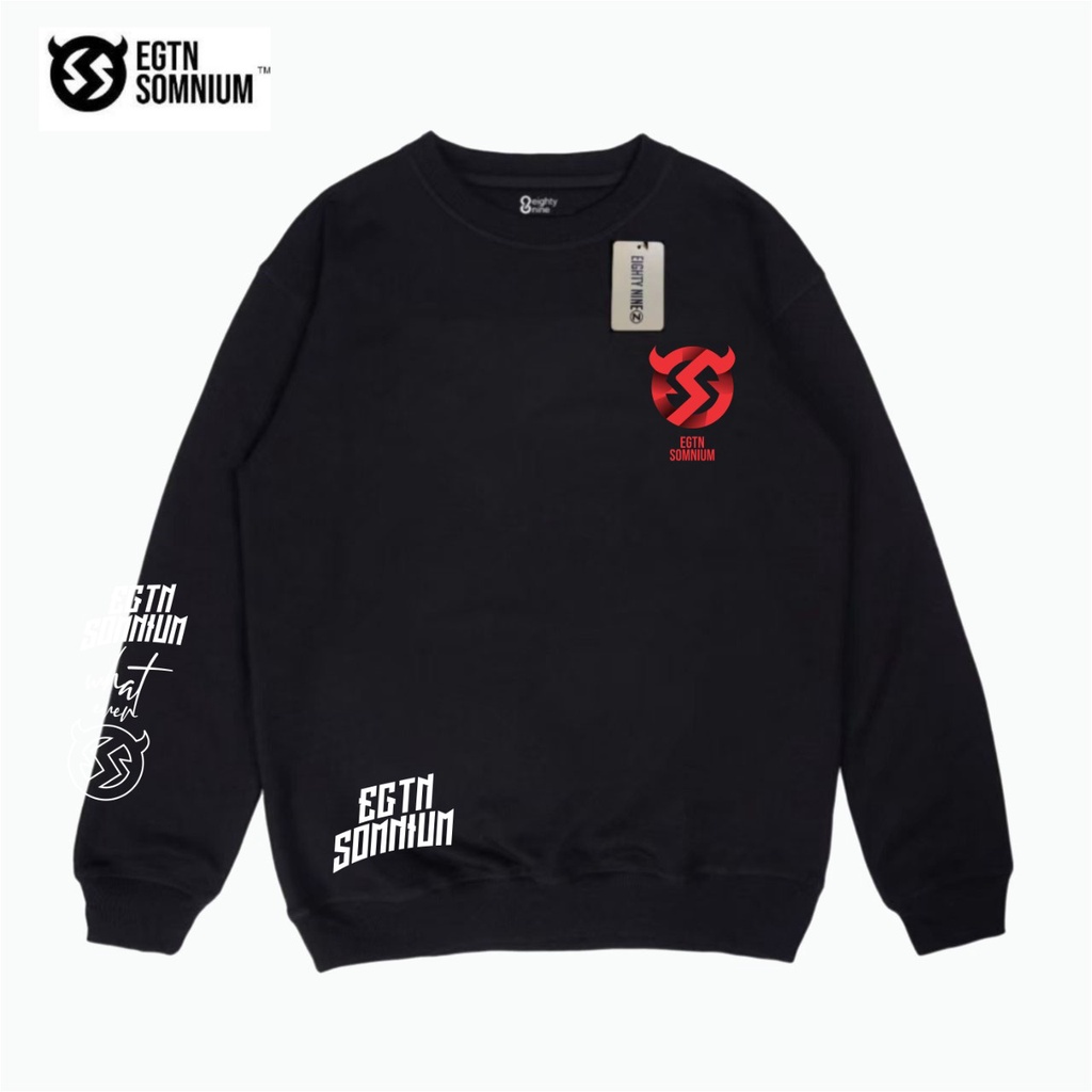 (BISA COD) Sweater Crewneck ORIGINAL EGTN Sweater Metal Premium sweater pria wanita