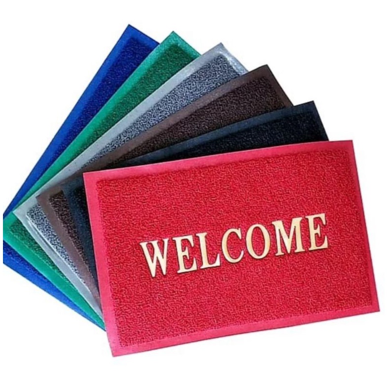 keset karpet PVC mie / bihun motif welcome / keset welcome