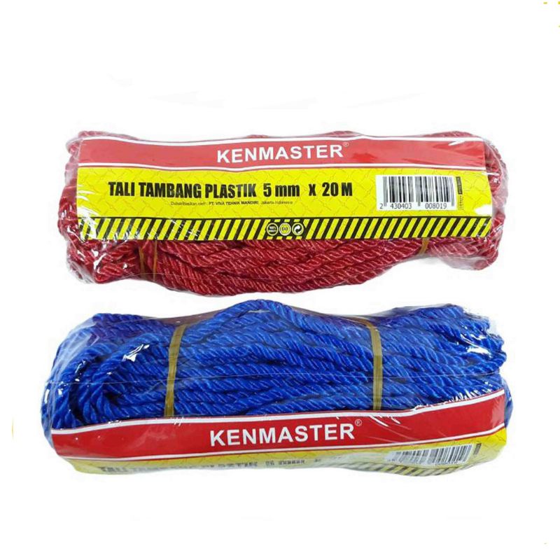 Tali Pengikat Nilon 5mm x 20 Meter Tali Tambang Plastik Nylon Multifungsi