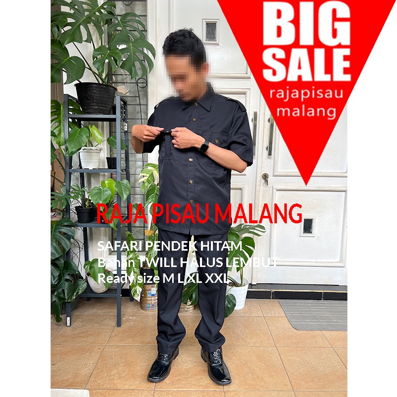 Safari Hitam Baju Safari