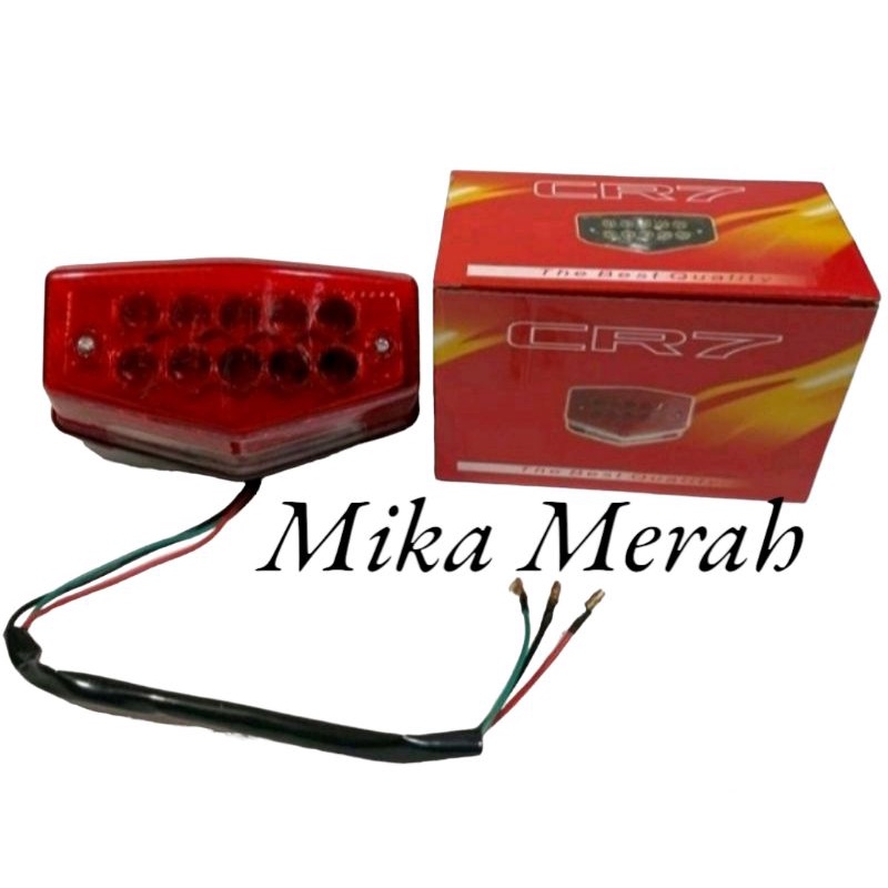 STOP LAMP ASSY LAMPU STOP RX KING RXKING NEW LED SMOKE/MERAH