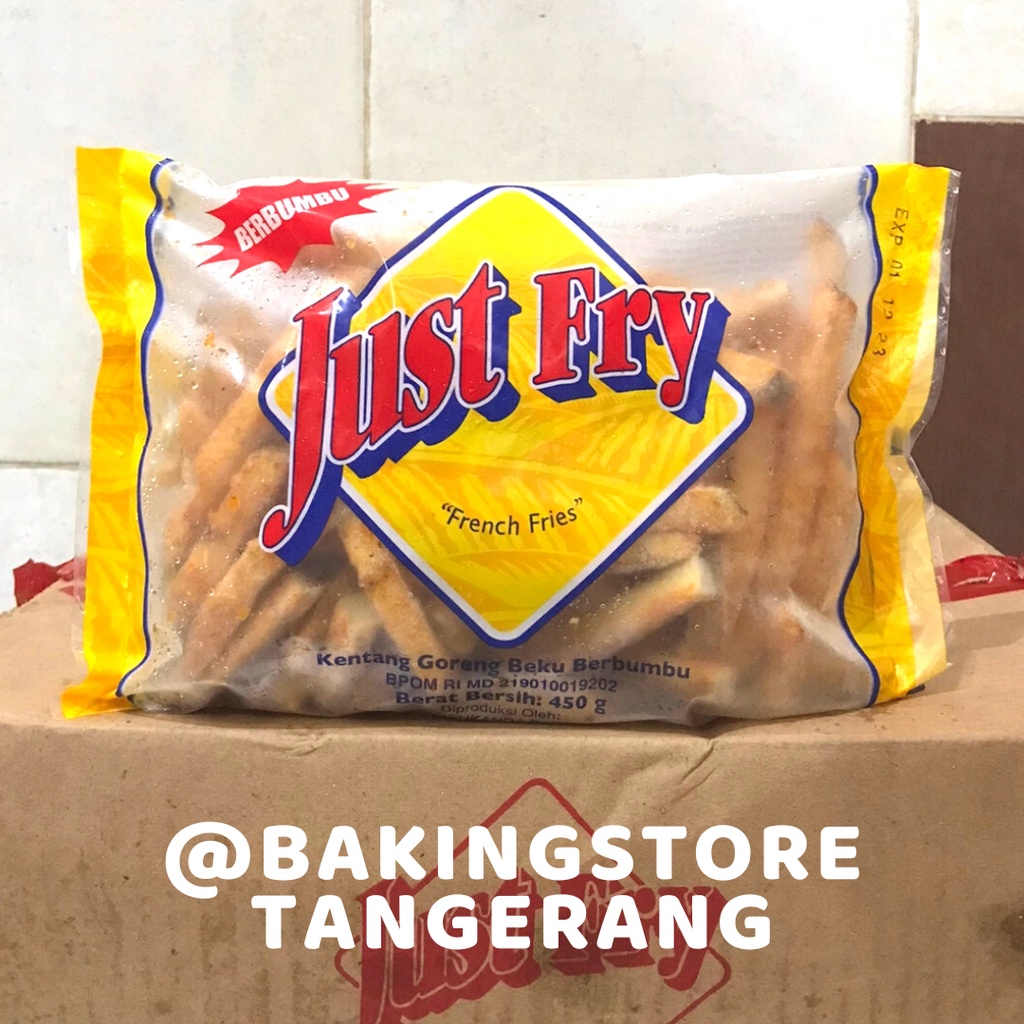 

Kentang Just Fry Berbumbu / French Fries Just Fry Seasoned 450 gr
