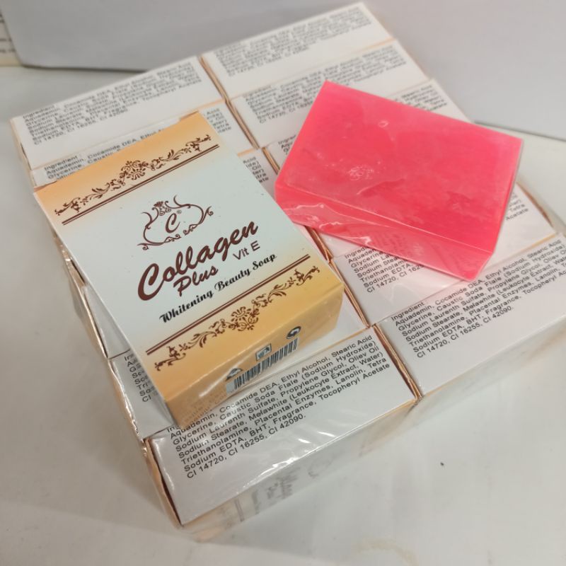 LUSINAN - Sabun Collagen Vit E Whitening Beauty Soap