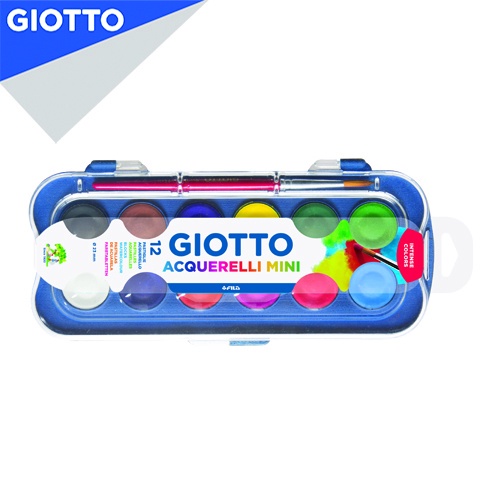 

Giotto Mini Watercolor Blocks 12 Colors 23mm 352300