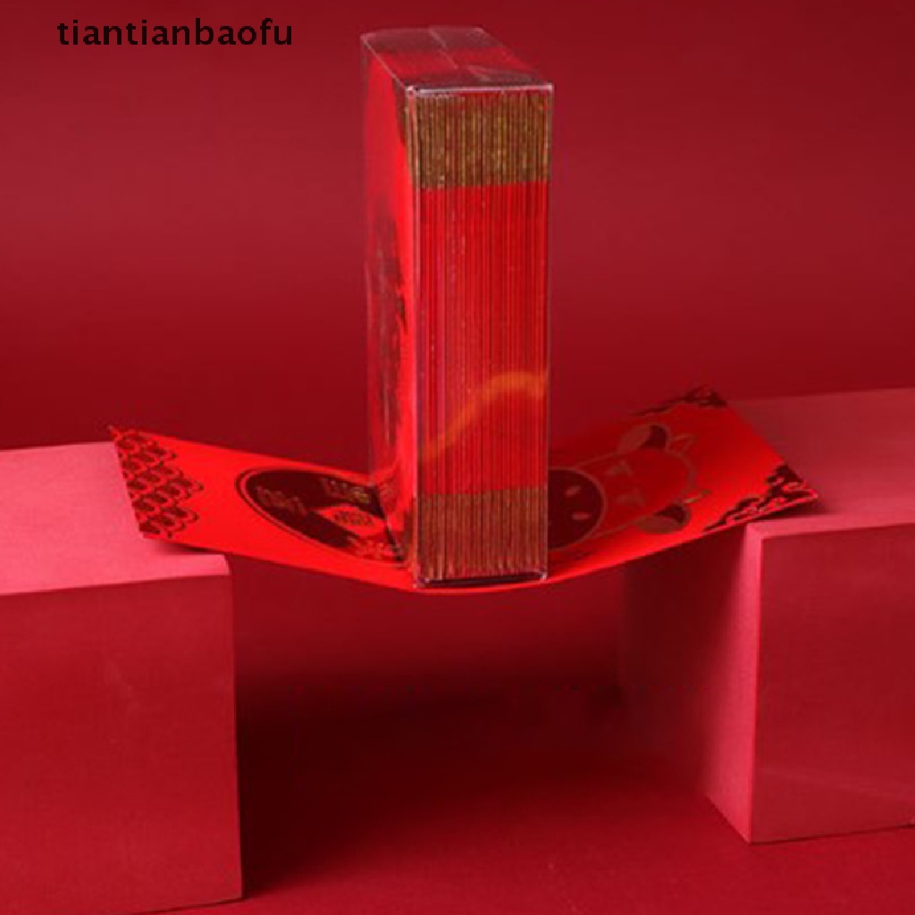 [tiantianbaofu] 6 Pcs Amplop Merah Tahun Baru Kreatif Tari Singa Kartun Tahun Baru Amplop Merah Butik