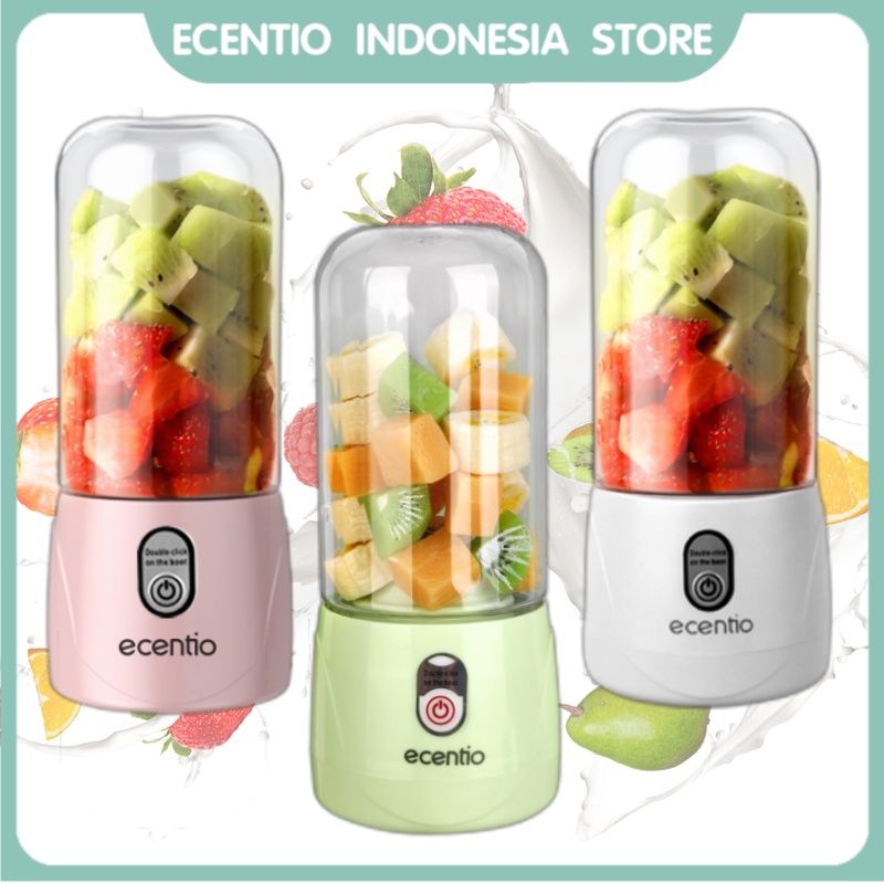 ecentio blender portable Juice Blender Mini Juicer botol cup USB Electric Blender Botol 410ml