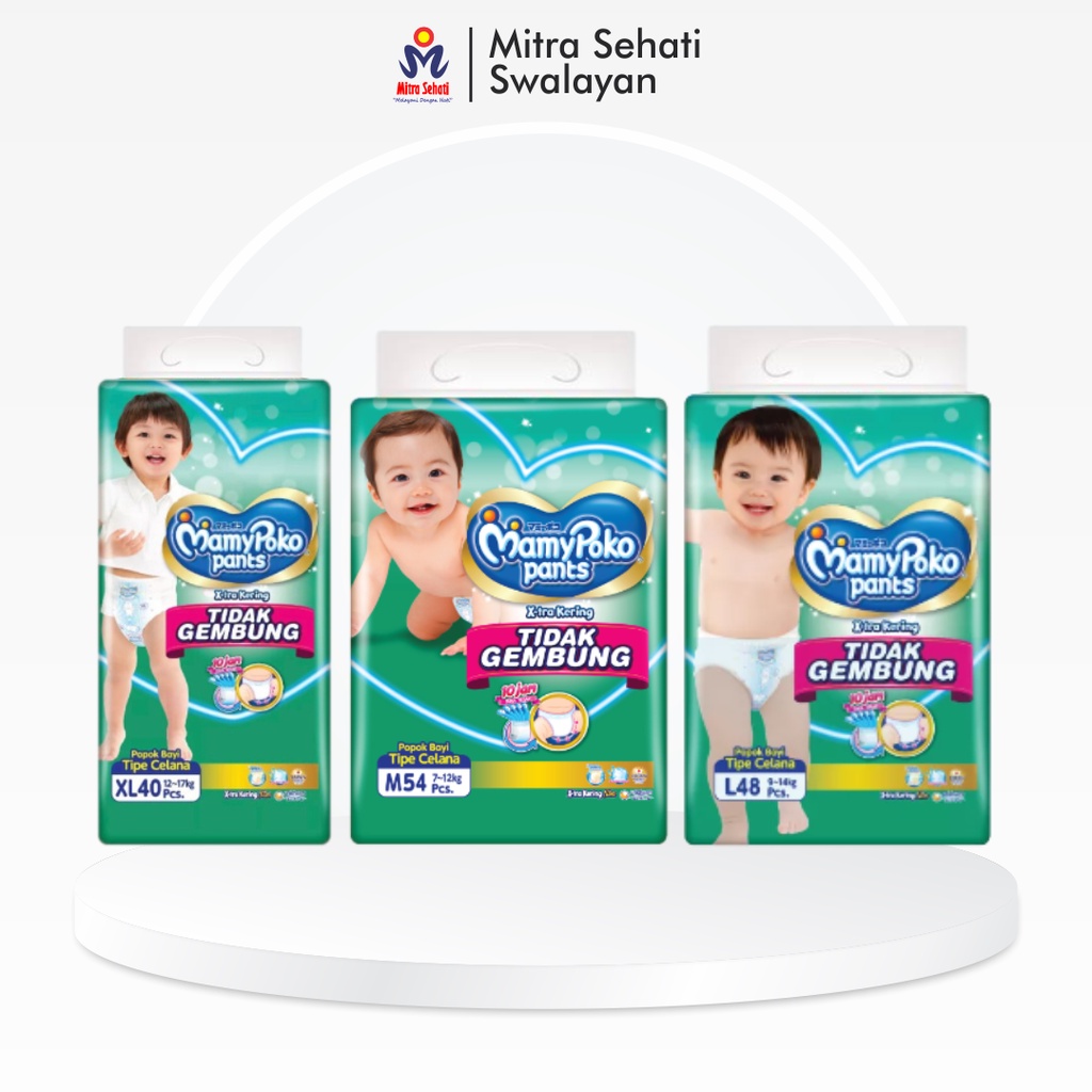 MAMY POKO PANTS SLIM STANDAR M54, L48, XL40 - Mitra Sehati Swalayan