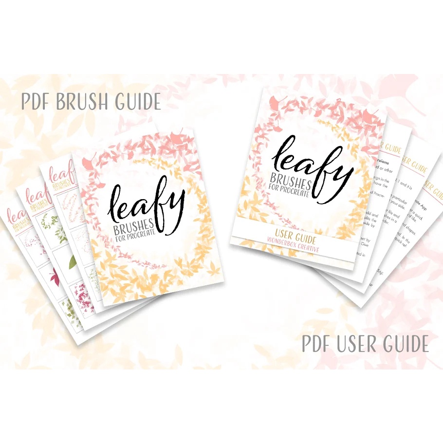 Procre-atee Brushes - Leafy Foliage