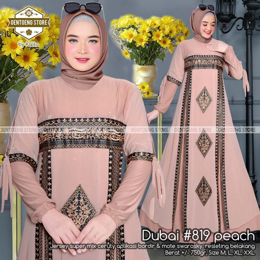 ABAYA DUBAI 819 /GAMIS ABAYA TURKEY MAROON JUMBO LD 120/ABAYA TURKEY WARNA CERAH