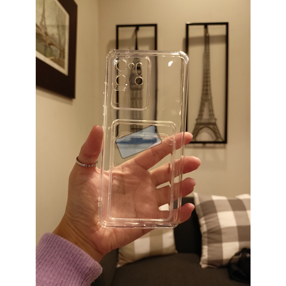 Case Clear Card Ultra Thin Soft Case Samsung S20 Ultra Case