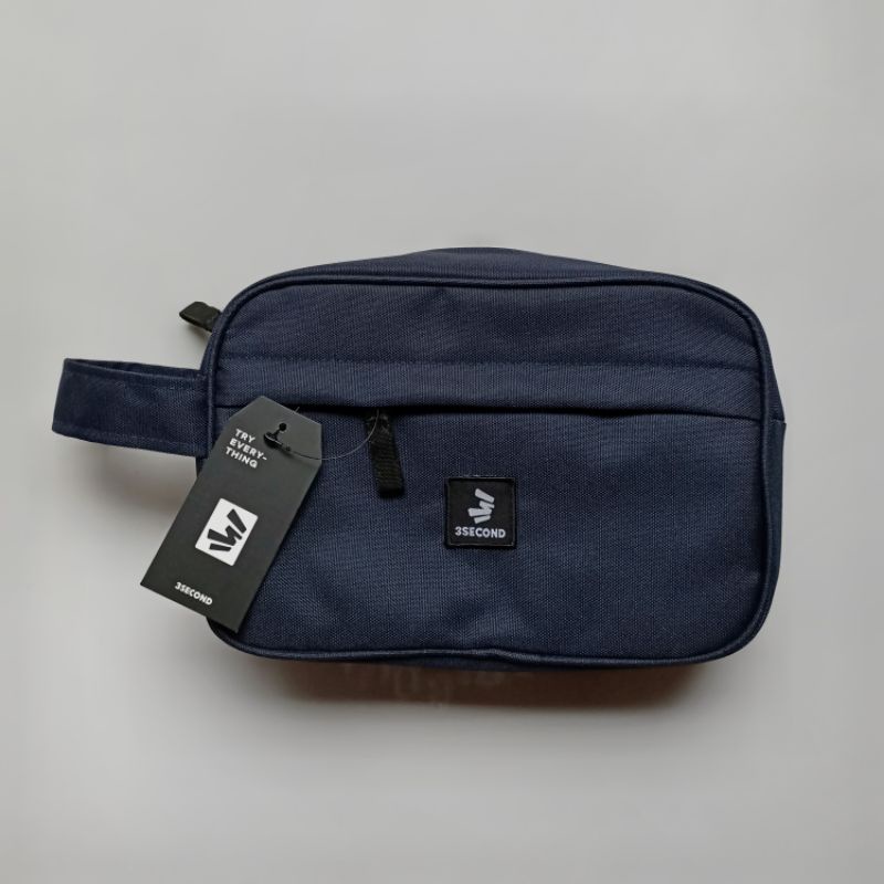 Handbag 3second Pocket Bag Selempang Free Stiker Pouch Three Second Pria Wanita