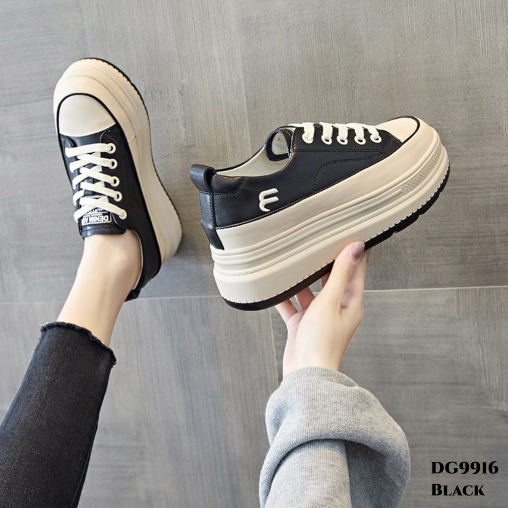 WYN SNEAKERS HIGH WEDGES FASHION KOREA DG9916