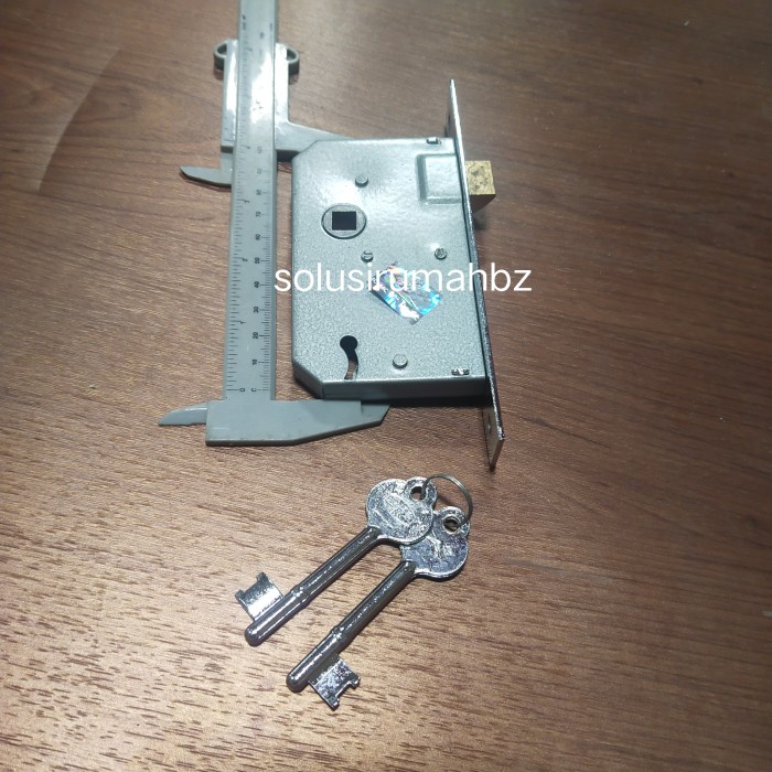 kunci body lidah 103mm saja + key bodi kuda besar lockset model lama