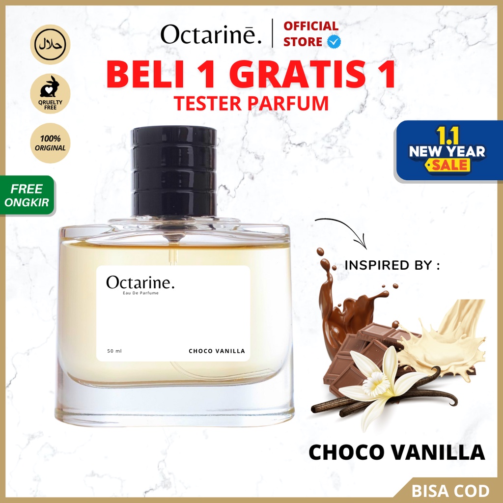 Octarine - Parfum Wanita Pria Tahan Lama Aroma Vanilla Coklat Inspired By CHOCO VANILLA | Parfume Perfume Farfum Minyak Wangi Cewek Cowok Murah Original