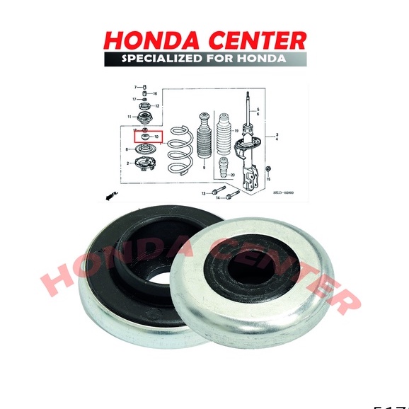 bearing lahar support shock depan honda jazz 2004-2015 city 2003-2016 brio 2012-2015 mobilio hrv