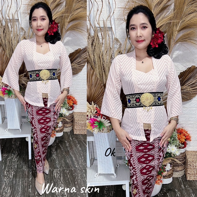 kebaya jadi sifon salmon