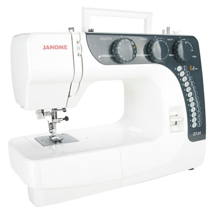 Mesin Jahit JANOME ST24 - ST 24 Portable Kuat dan Tangguh