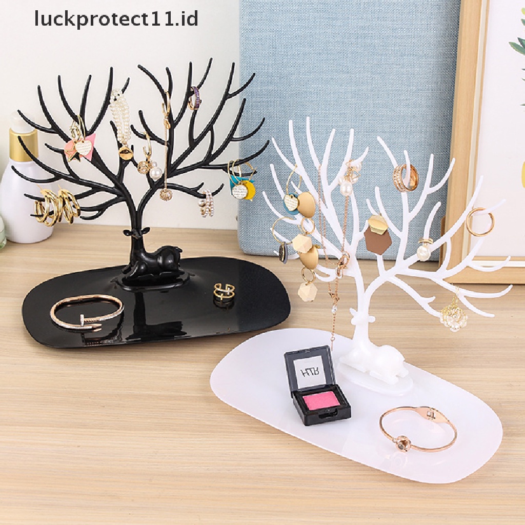 /Fashion Hot///tempat Perhiasan Gelang Liontin Rusa &amp; Display Stand Tray Tree Storage jewelry.