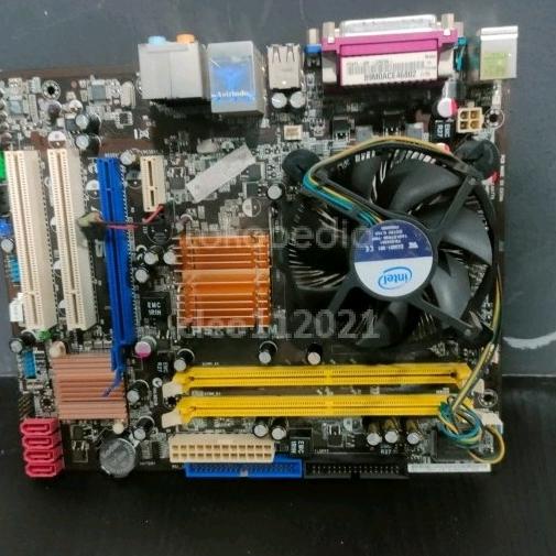 Jual Motherboard Asus P5KPL-AM SE DDR2 + Processor | Shopee Indonesia