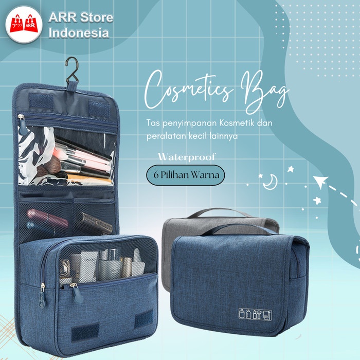 Tas Kosmetik Korea Make Up Bag Cosmetics Storage Bag Multifungsi