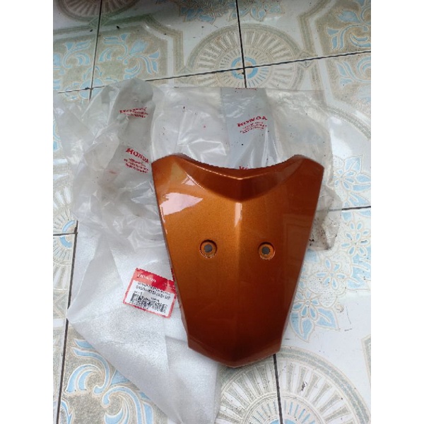 Cover dasi panel dada honda supra x 125 old 2006 orange original 64500-KTM-850FMR