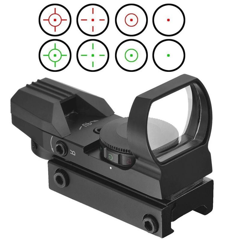 AKN88 - Electric Red Green Dot Sight Riflescope 20MM - Kekeran Senapan