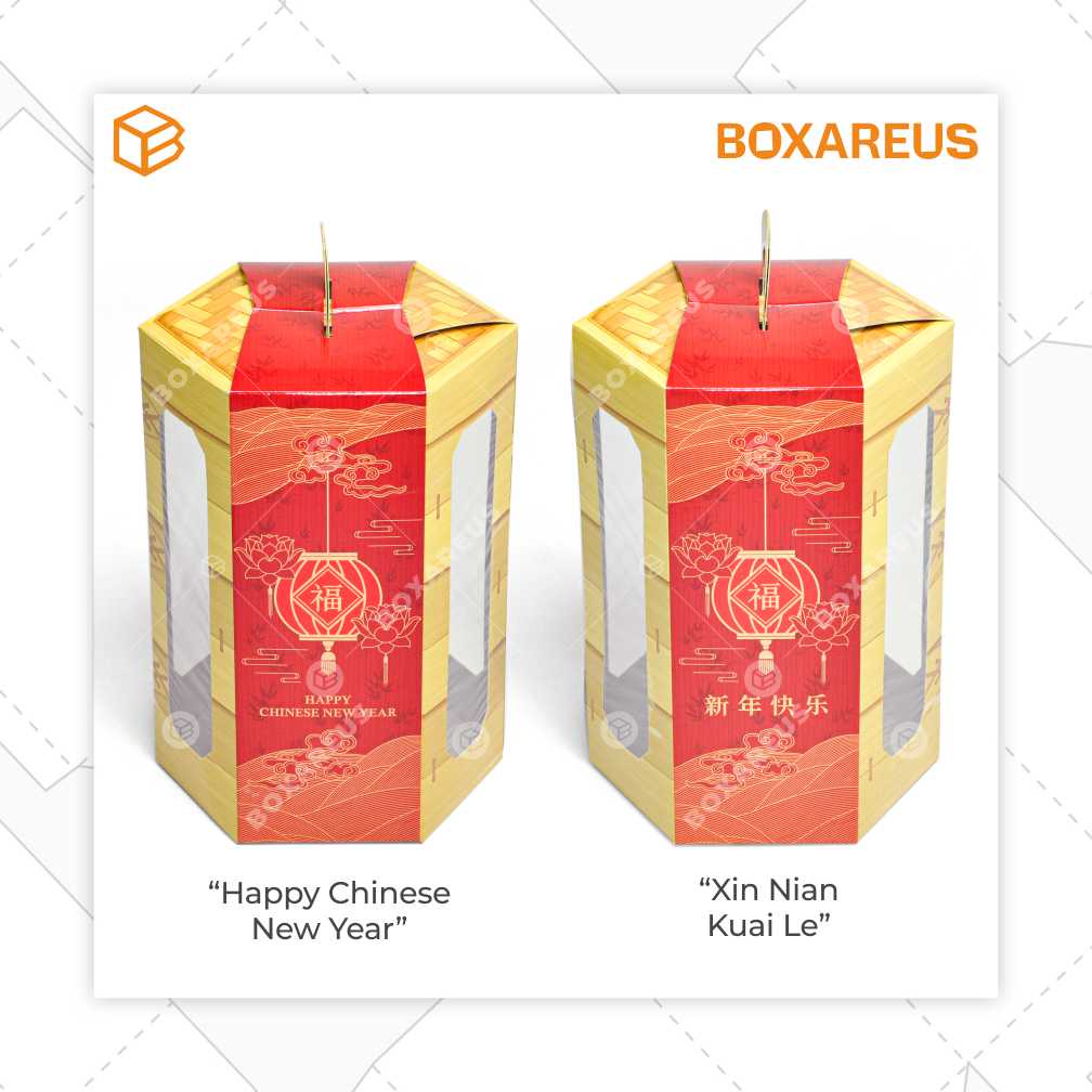 Box Toples Dus Imlek CNY Packaging Kemasan Kotak Kue Kering | TBL 21