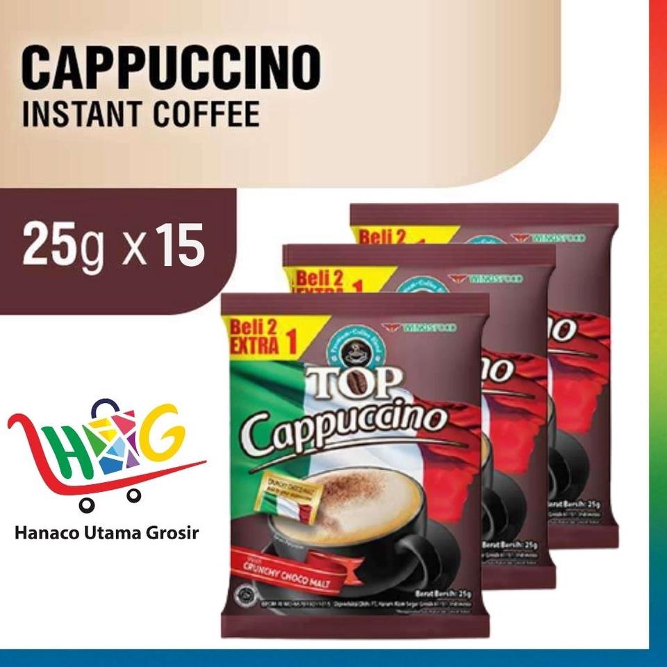 

Terbaru 3.3 Top Coffee Cappuccino 15 x 25g [ 1 renceng ]