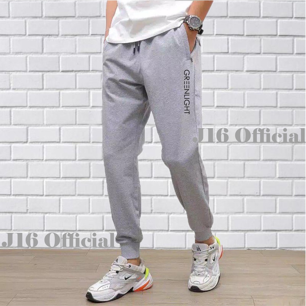 GREENLIGHT Celana Jogger PREMIUM Sweatpants Pria Wanita Training Panjang Olahraga Outdoor