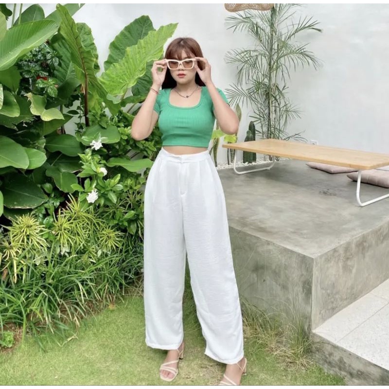 BASIC KULOT AIRFLOW PREMIUM | loose pants crinckle airflow