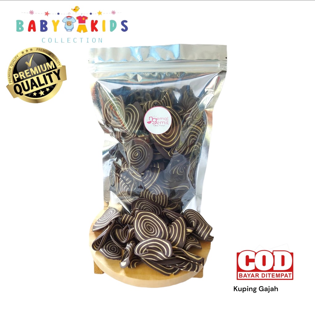 

Snack Kuping Gajah Coklat Jadul Contong Coklat Homemade Kualitas Premium