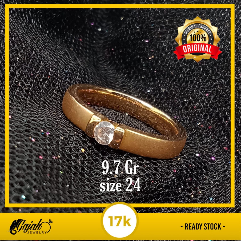 Cincin emas 17K - 9.7 gr kadar 750 - 4049