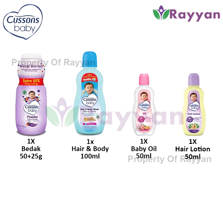 [CM]Cussons Baby Basic Essential Pack + Telon | Gift Set Cussons free telon my baby 30 ml / Perlengkapan Kado Bayi Baru Lahir Cussons/Cusson Set Medium Gift Bag + Telon