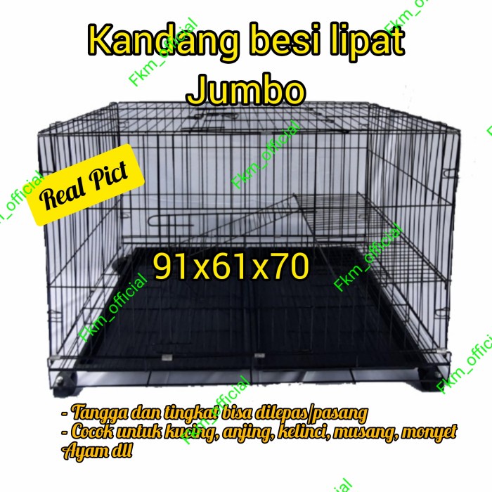 Kandang kucing/anjing/kelinci Jumbo