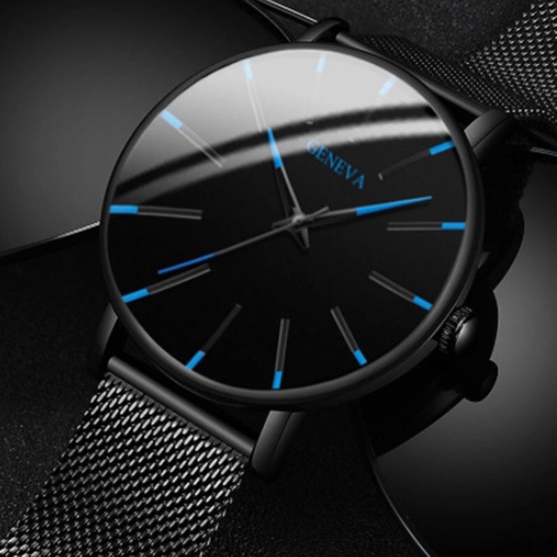 ✅COD [BBS] Jam Tangan Pria Minimalis Fashion Pria Jam Tangan Ultra Tipis Simple Men Business