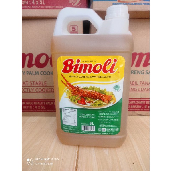 MINYAK GORENG BIMOLI DRIGEN JERIGEN 5 LITER MURAH 5L