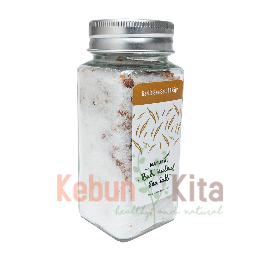 

Natural Bali Kulkul Garlic Sea Salt 125 gr ( Garam Laut Bawang Putih )