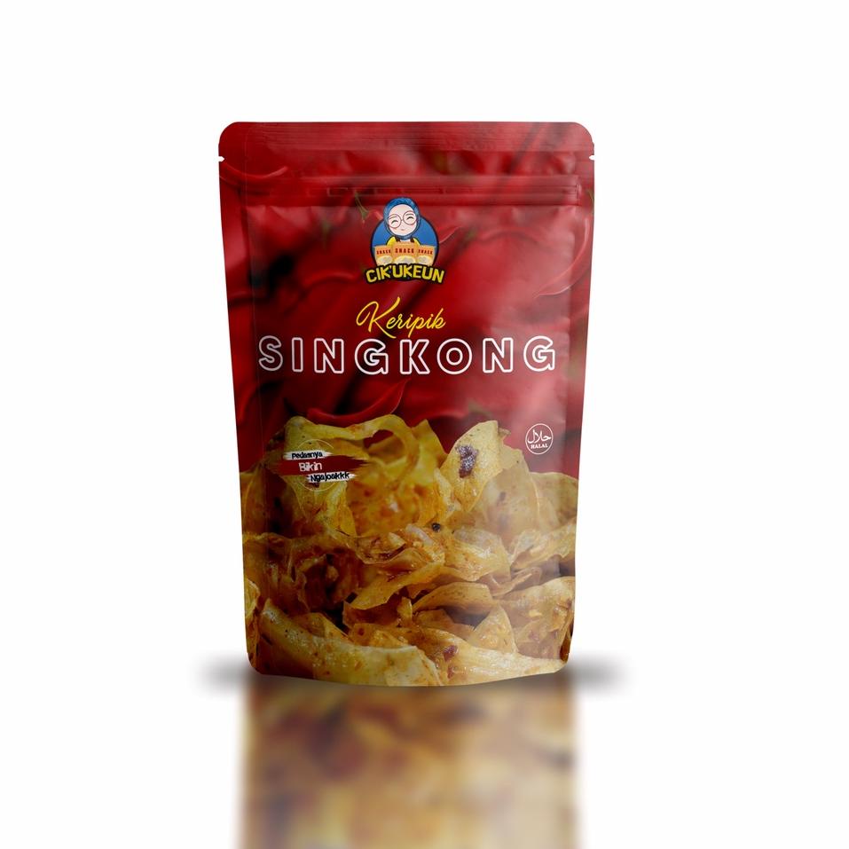 

べ Basreng Cik ekeun Cikekeun kripca Kripik pisang Kripik singkong basreng pedas kripik basreng Cik Emam Snack basreng bulat ㍽